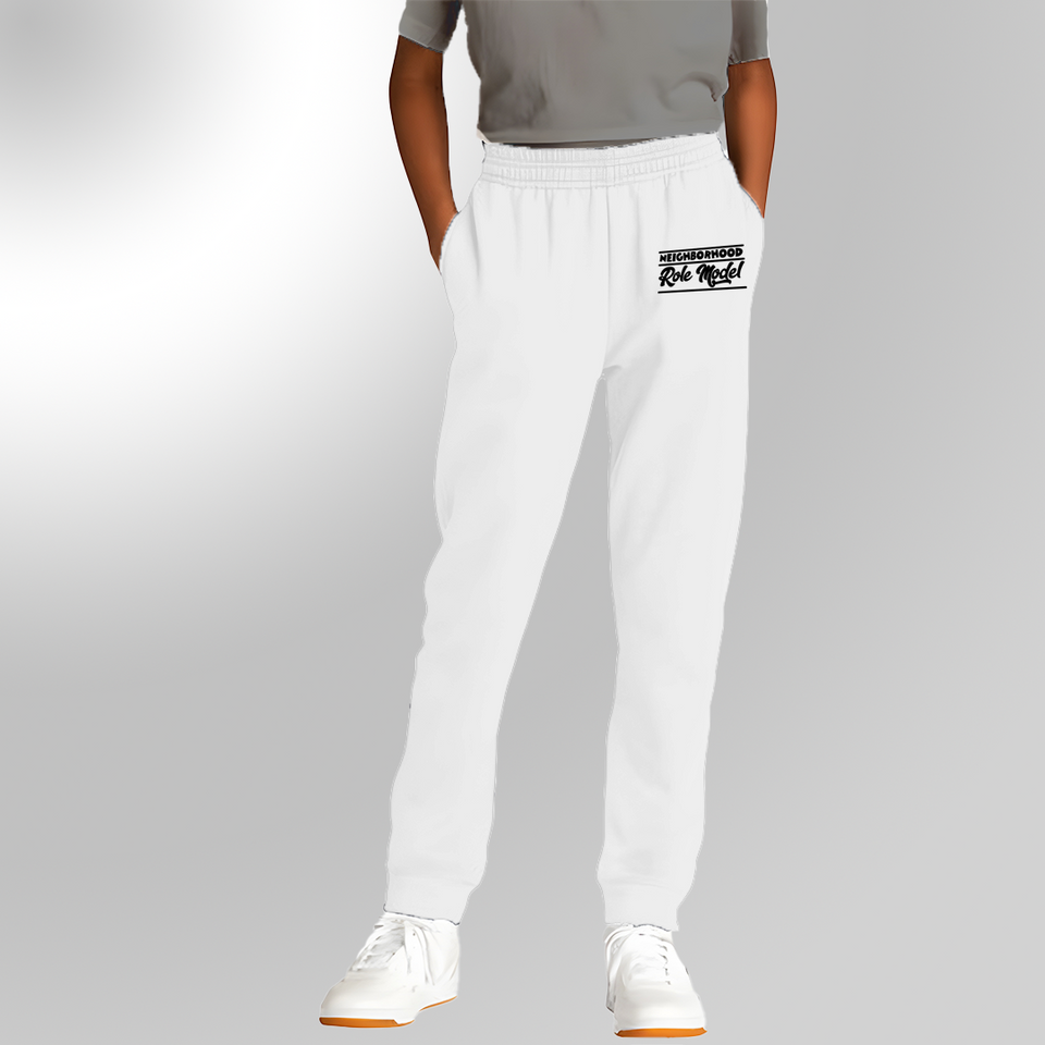 Neighborhood Role Model Sweatpants - White