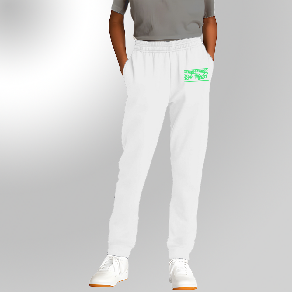 Neighborhood Role Model Sweatpants - White