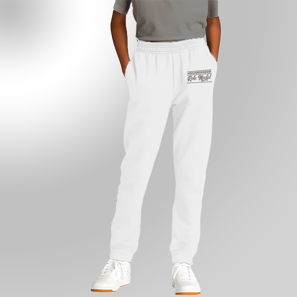 Neighborhood Role Model Sweatpants - White
