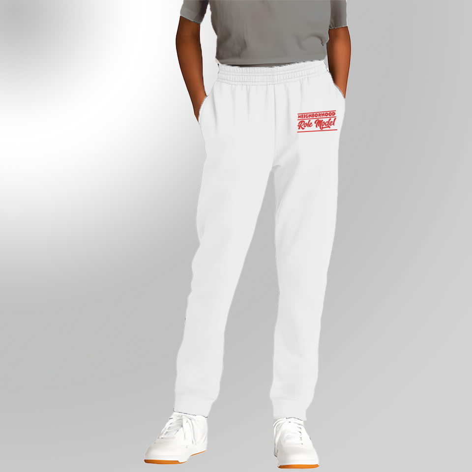 Neighborhood Role Model Sweatpants - White